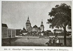 Königsberg (Pr.), Stadtkreis Königsberg Königsberg, Ehemaliger Königsgarten Königsberg, Paradeplatz und Königsgarten
