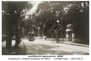 Königsberg (Pr.), Stadtkreis Königsberg Hufenallee