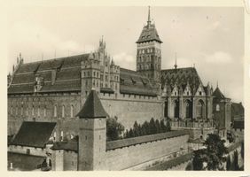 Marienburg, Westpr., Kreis Marienburg Marienburg, Hochschloss und Schlosskirche von  Südosten XXII Marienburg, Schloß
