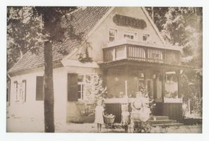 Metgethen, Ort und Bahnstation, Stadtkreis Königsberg Metgethen,  Villa Else  