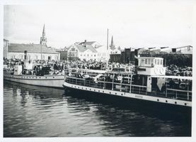 Memel, Stadt, Stadtkreis Memel Memel, Marktdamper, Marktleben Memel, Marktleben