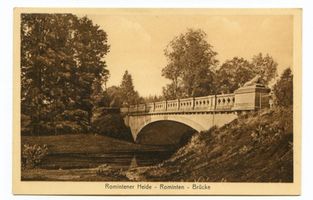 Jagdhaus Rominten, Kreis Goldap Jagdhaus Rominten, Brücke 