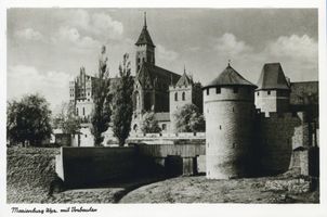 Marienburg, Westpr., Kreis Marienburg Marienburg i. Westpr., Die Marienburg mit Vorbauten Marienburg, Schloß