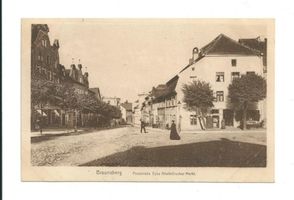 Braunsberg Kr. Braunsberg, Kreis Braunsberg Poststraße Braunsberg, Poststraße Ecke Altstädtischer Markt 