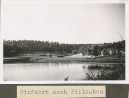 Kolonie Pillauken, Kreis Osterode Kolonie Pillauken, Drewenzsee, Einfahrt nach Pillauken 
