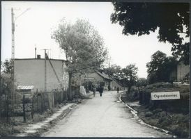 Neudeck, Kreis Rosenberg Neudeck, Gutsdorf Eingang Нойдек, вход в усадебную деревню
