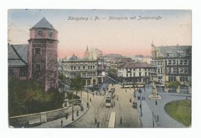 Königsberg (Pr.), Stadtkreis Königsberg Münzplatz Königsberg, Münzplatz mit Junkerstraße Кёнигсберг, Монетная площадь с Юнкерштрассе