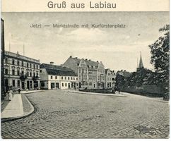 Labiau, Kreis Labiau Labiau, Marktstraße mit Kurfürstenplatz 
