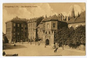Königsberg (Pr.), Stadtkreis Königsberg Schloßplatz Königsberg (Pr.), DAs Königliche Schloß (Ostseite) Кёнигсберг (Пр.), Королевский замок (восточная сторона)