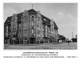 Kuckerneese, Ort, Kreis Elchniederung Am Markt 18