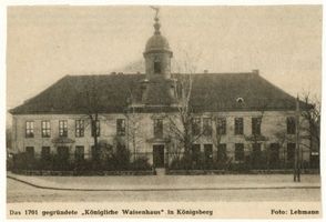 Königsberg (Pr.), Stadtkreis Königsberg Königsberg,  Königliches Waisenhaus V 