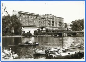 Königsberg (Pr.), Stadtkreis Königsberg Königsberg (Pr.), Schloßteich mit Brücke III Кёнигсберг (Пр.), Замковый пруд с мостом, III