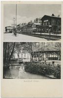 Rothfließ, Kreis Rößel Rothfließ, Bahnhof, Mühlengrund Ротфлис, вокзал, мельничный луг