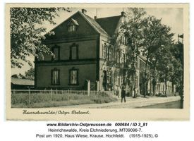 Heinrichswalde Kr. Elchniederung, Kreis Elchniederung 