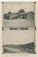 Mühlen, Kreis Osterode Mühlen, Gasthaus und Ansicht 