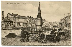 Lyck, Stadt, Kreis Lyck Lyck, Kriegszerstörungen V Erster Weltkrieg
