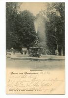 Gumbinnen, Stadt, Kreis Gumbinnen Hindenburgstraße (fr. Lindenstraße) Gumbinnen, Springbrunnen IV Gumbinnen, Springbrunnen
