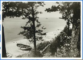 Palmnicken, Kreis Samland Palmnicken, Fischerboote am Strand 