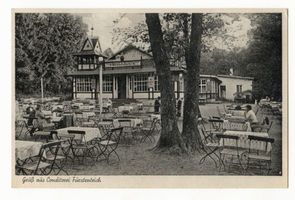 Fürstenteich, Stadtkreis Königsberg Königsberg (Pr.), Cafe und Restaurant Fürstenteich Кёнигсберг (Пр.), кафе и ресторан «Фюрстентайх»
