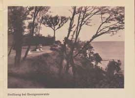 Georgenswalde, Kreis Samland Georgenswalde, Steilhang, Im Kurpark Samländische Steilküste
