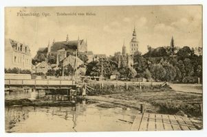 Frauenburg, Kreis Braunsberg Frauenburg, Ortsansicht vom Hafen 