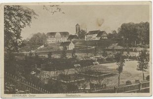 Gerdauen, Stadt und Bahnstation, Kreis Gerdauen Gerdauen, Stadtschule II Гердауэн, городская школа, II