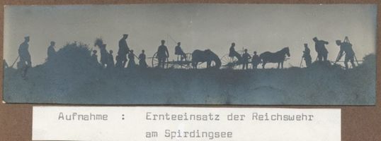  Spirdingsee, Ernteeinsatz der Reichswehr am Spirdingsee Шпирдингзее, рейхсвер на уборке урожая на Шпирдингзее