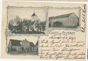 Bolken, Kreis Treuburg Czychen, 3 Ansichten Чихен, 3 вида
