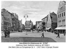 Insterburg, Stadt, Stadtkreis Insterburg Alter Markt