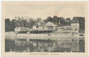 Neukuhren, Kreis Samland Neukuhren, Strandhalle Нойкурен, пляжный павильон