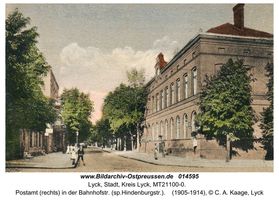 Lyck, Stadt, Kreis Lyck Hindenburgstraße (fr. Bahnhofstraße) 53