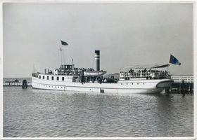 Rosenberg Kr. Heiligenbeil, Kreis Heiligenbeil Rosenberg Kr. Heiligenbeil, Hafen, Dampfer Phoenix Frische Nehrung - Frisches Haff