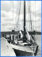 Nikolaiken Kr. Sensburg, Kreis Sensburg Nikolaiken Kr. Sensburg, Segelboot am Bollwerk 