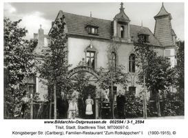 Tilsit, Stadt, Stadtkreis Tilsit Königsberger Straße