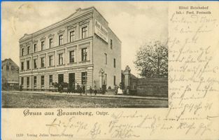 Braunsberg Kr. Braunsberg, Kreis Braunsberg Braunsberg, Ostpr., Hotel Reichshof 