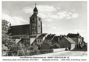 Wartenburg Kr. Allenstein, Stadt, Kreis Allenstein  