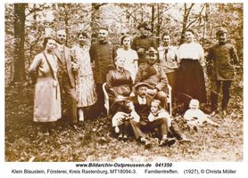 Klein Blaustein, Försterei, Kreis Rastenburg 