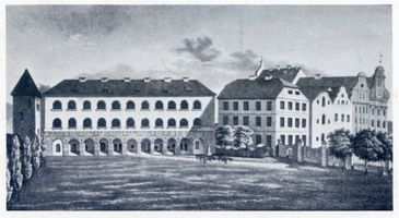 Braunsberg Kr. Braunsberg, Kreis Braunsberg Braunsberg, Gymnasium, Gemälde Браунсберг, гимназия, картина