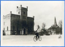 Passenheim, Stadt, Kreis Ortelsburg Passenheim, Marktplatz mit Rathaus I 