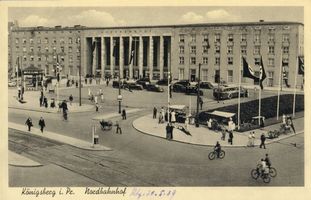 Königsberg (Pr.), Stadtkreis Königsberg Adolf-Hitler-Platz Königsberg (Pr.), Nordbahnhof XIV Königsberg, Hansaplatz und Umgebung