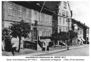 Barten Kr. Rastenburg, Kreis Rastenburg Hauptstraße (fr. Rastenburger Straße)