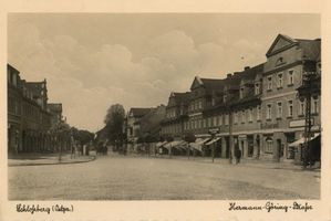 Schloßberg, Kreisstadt, Kreis Schloßberg Schloßberg, Kreisstadt, Hermann-Göring-Straße Шлоссберг, уездный город, Герман-Гёринг-штрассе