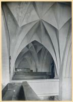 Mohrungen, Stadt, Kreis Mohrungen Mohrungen, Evang. Pfarrkirche, Innenansicht - Zellengewölbe Моронген, евангелическая приходская церковь, вид интерьера — сетчатый свод
