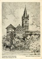 Königsberg (Pr.), Stadtkreis Königsberg Königsberg (Pr.), Schloß, Zeichnung Кёнигсберг (Пр.), замок, рисунок