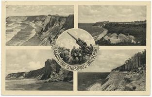 Brüsterort, Kreis Samland Brüsterort, Steilküste, Flak-Artillerie-Schießplatz 