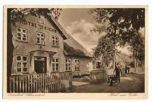 Schwarzort, Kreis Memel Schwarzort, Hotel zur Eiche 