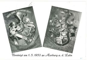 Königsberg (Pr.), Stadtkreis Königsberg Königsberg (Pr.), Karte der Burschenschaft Teutonia Königsberg und Germania Greifswald Königsberg, Studentenverbindungen, Korporationen