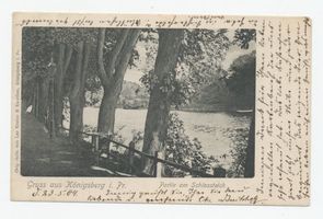Königsberg (Pr.), Stadtkreis Königsberg Königsberg (Pr.), Partie am Schlossteich XXI Königsberg, Schloßteich