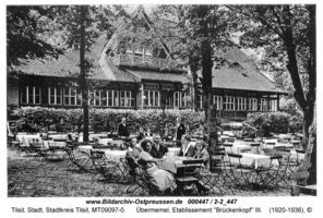 Tilsit, Stadt, Stadtkreis Tilsit Milchbuder Straße  Tilsit, Etablissement  Brückenkopf 