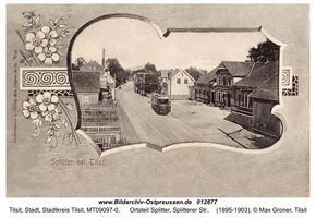 Tilsit, Stadt, Stadtkreis Tilsit Splitterer Straße